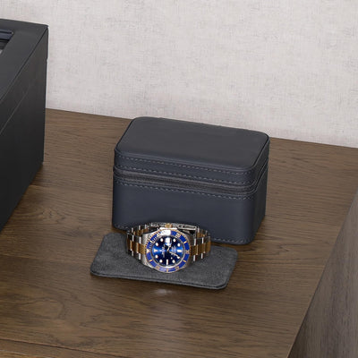 ROTHWELL 2 Watch Travel Case (Carbon)