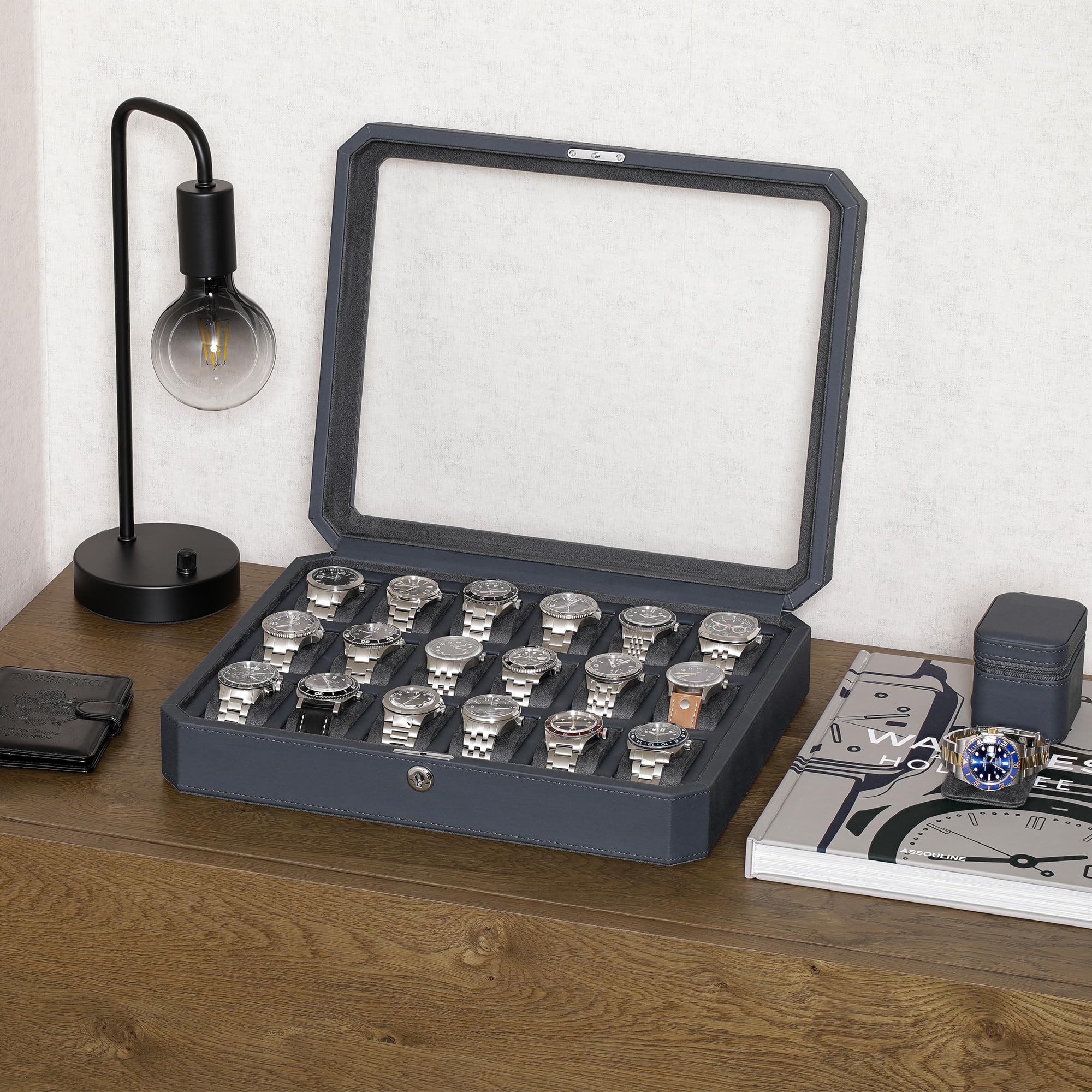 ROTHWELL 18 Slot Watch Case (Carbon)