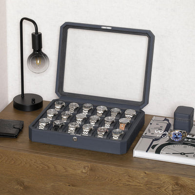 ROTHWELL 18 Slot Watch Case (Carbon)