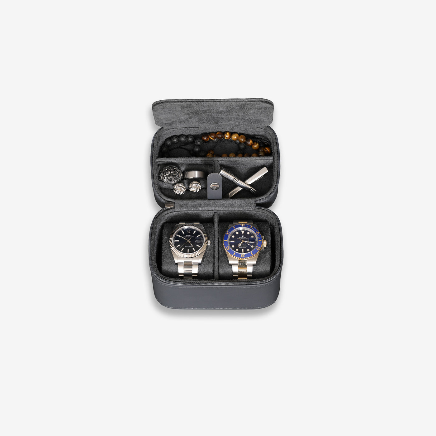 2 Watch Travel Case (Carbon)