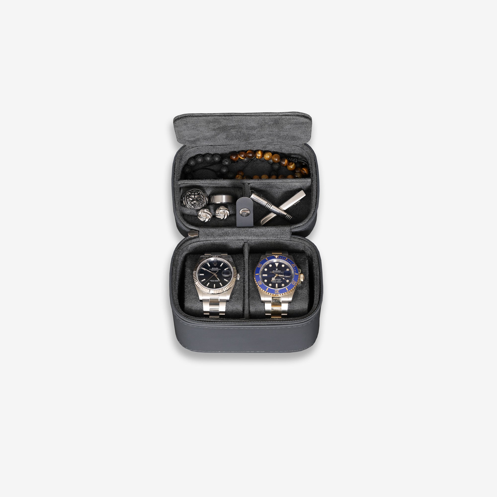 2 Watch Travel Case (Carbon)