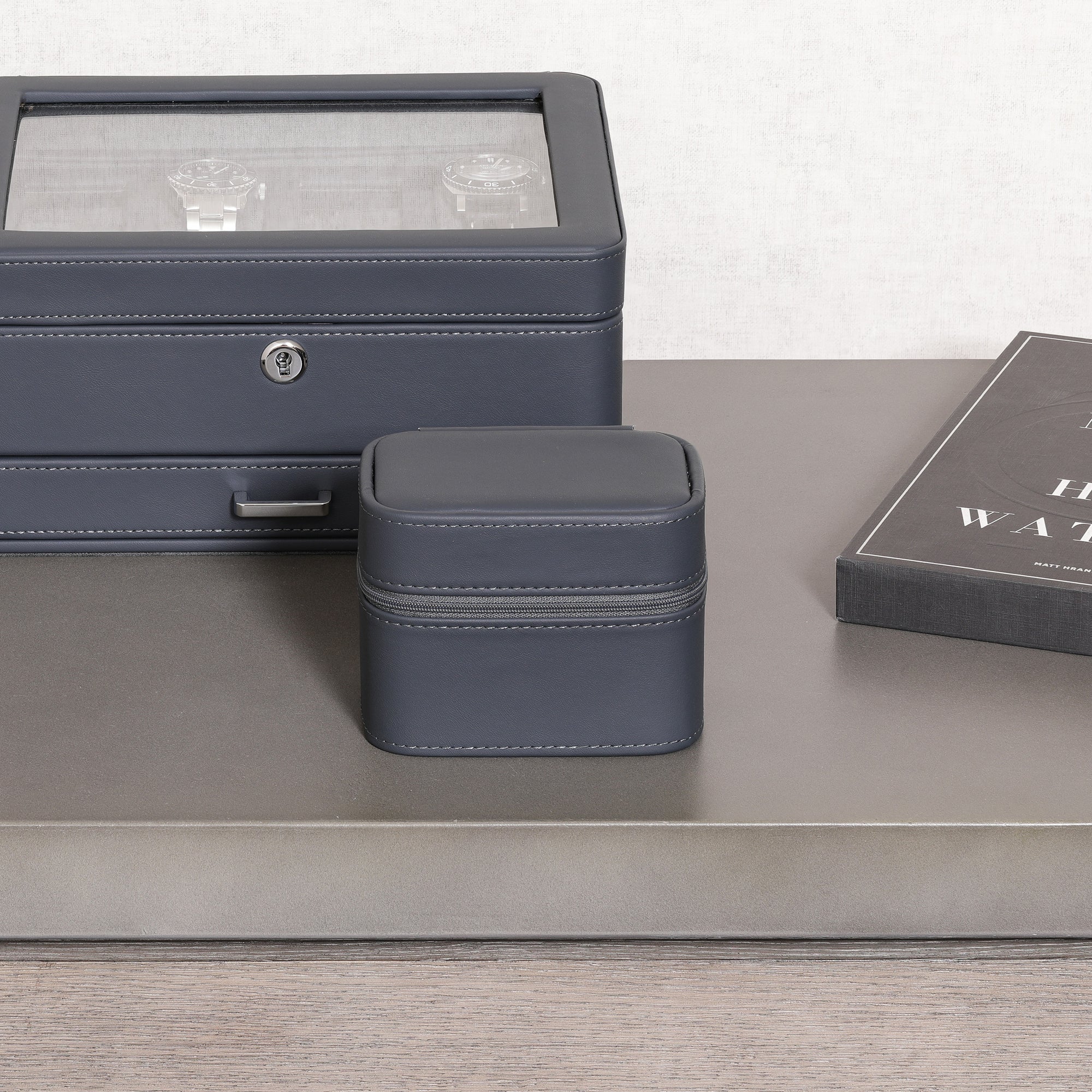 2 Watch Travel Case (Carbon)