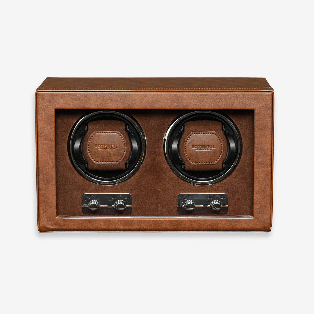 2 Watch Winder (Tan / Brown)
