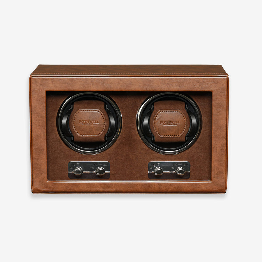 2 Watch Winder (Tan / Brown)