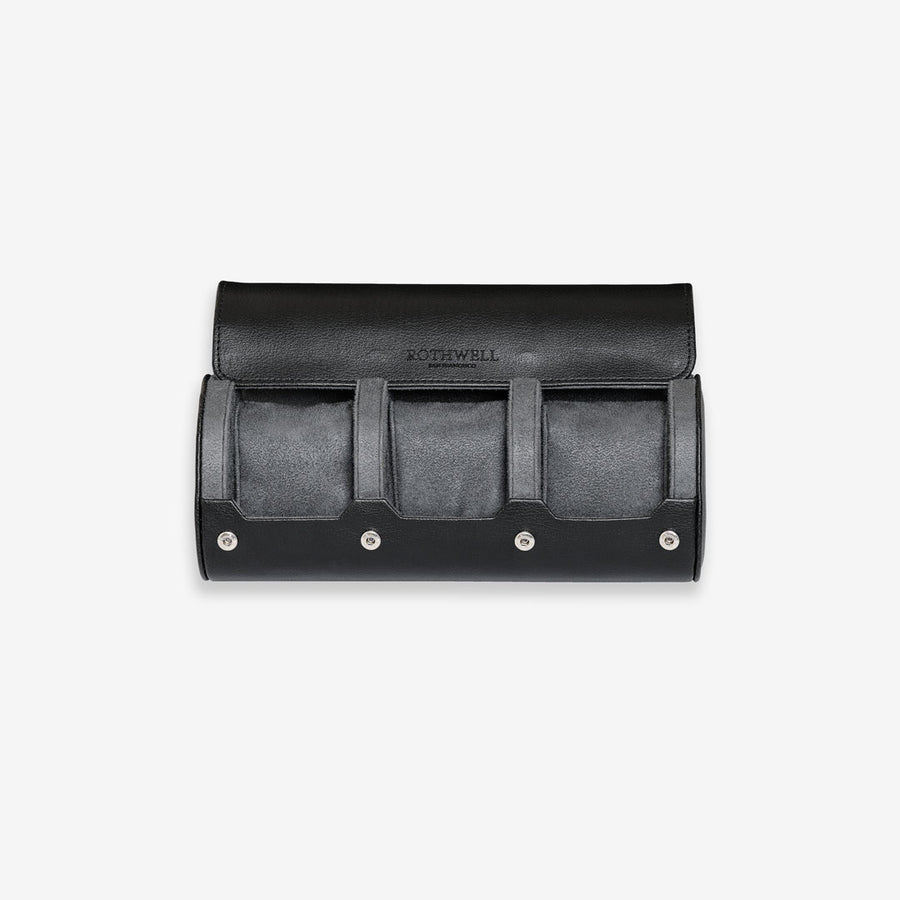 3 Watch Roll (Black / Grey)