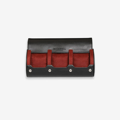 3 Watch Roll (Black / Red)