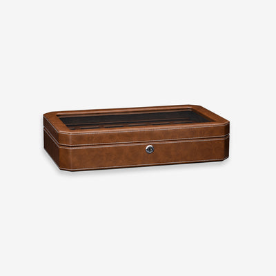 12 Slot Watch Box (Tan / Brown)