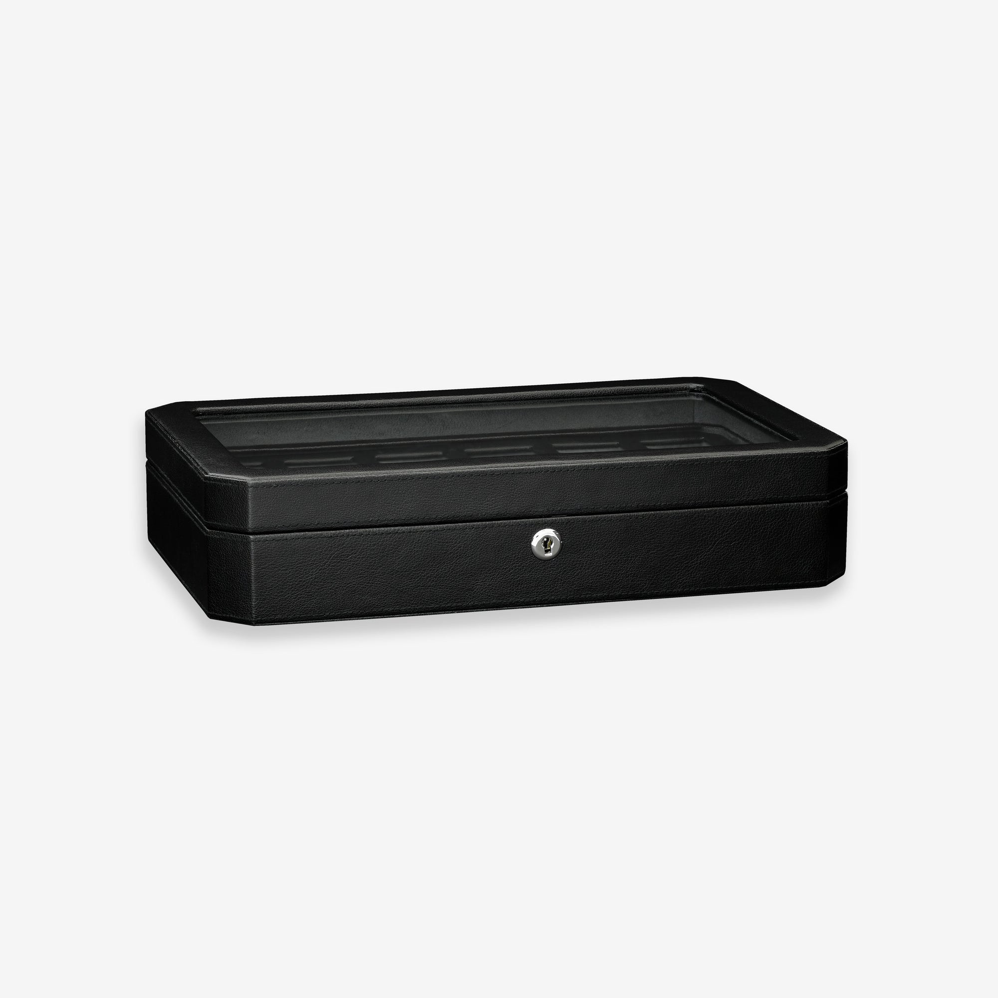 12 Slot Watch Box (Black / Grey)
