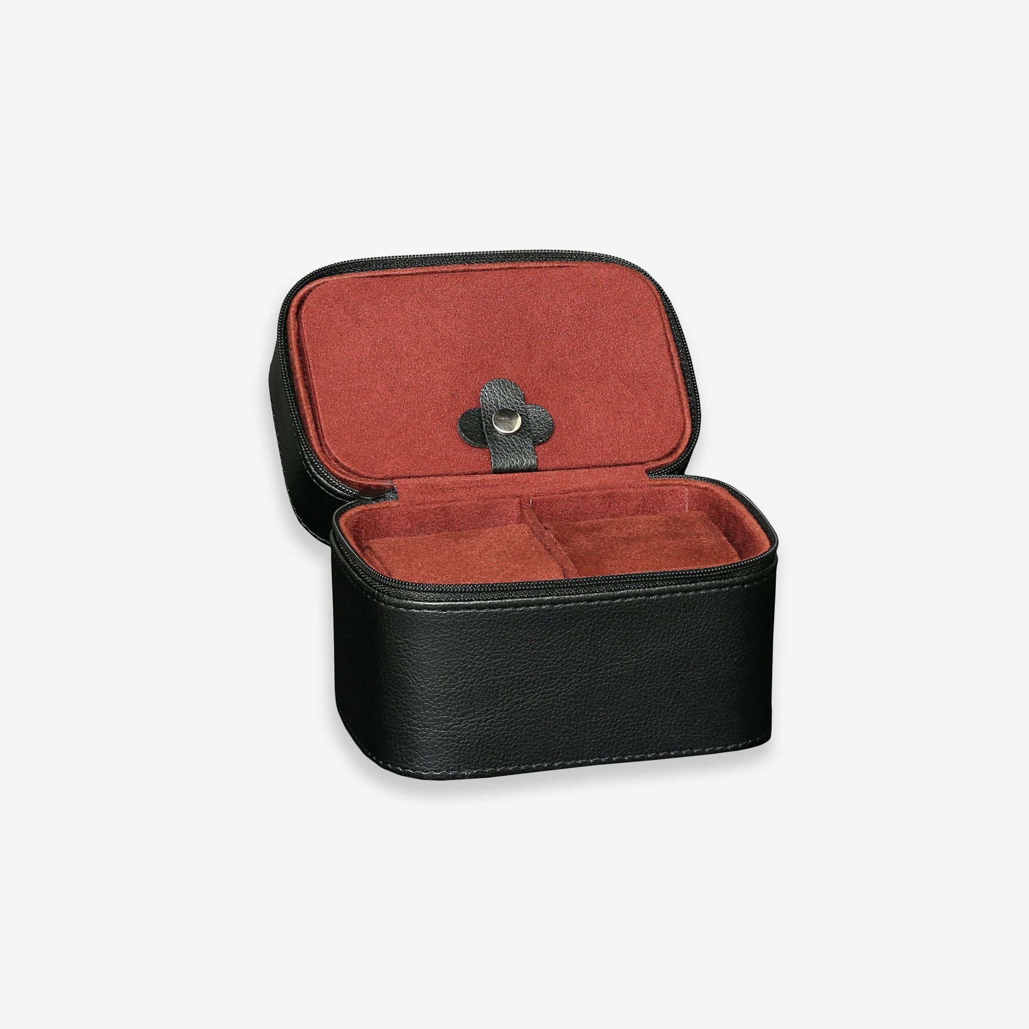 2 Watch Travel Case (Black/Red)