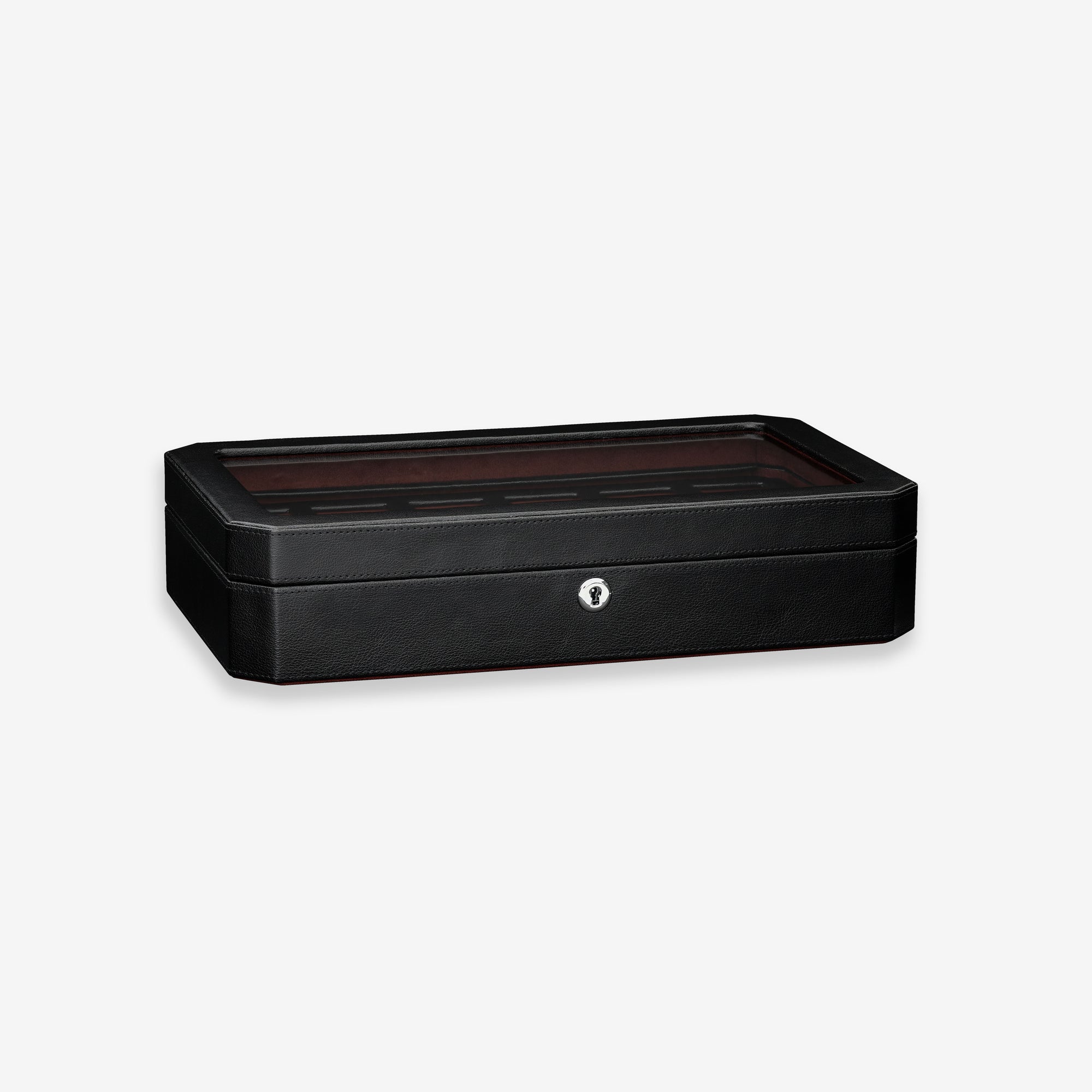 12 Slot Watch Box (Black / Red)